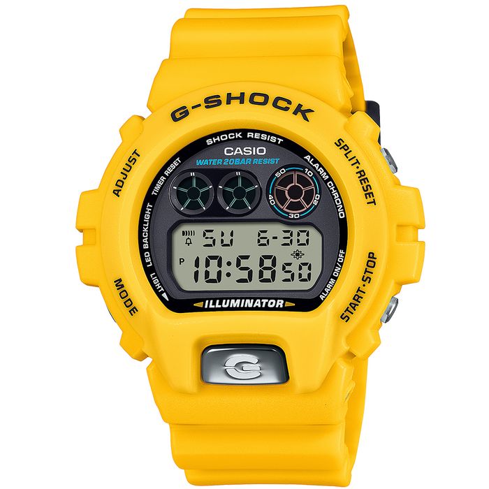 Relógio G-SHOCK masculino digital amarelo DW-6900TR-9DR - aconfianca